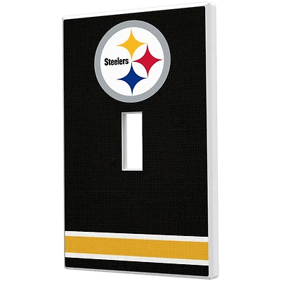 Pittsburgh Steelers Stripe Single Toggle Light Switch Plate