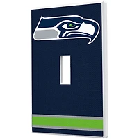 Seattle Seahawks Stripe Single Toggle Light Switch Plate