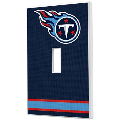 Tennessee Titans Stripe Single Toggle Light Switch Plate