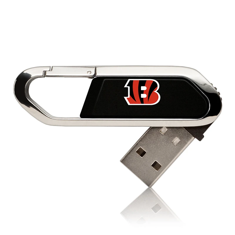 Cincinnati Bengals Solid Clip USB Flash Drive