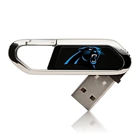 Carolina Panthers Solid Clip USB Flash Drive