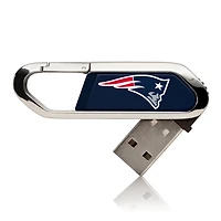 New England Patriots Solid Clip USB Flash Drive