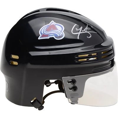 Cale Makar Colorado Avalanche Autographed Black Mini Helmet