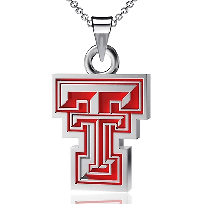 Dayna Designs Texas Tech Red Raiders Enamel Small Pendant Necklace