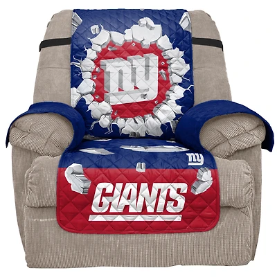 New York Giants 65'' x 80'' 3D Recliner Protector - Blue