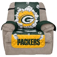 Green Bay Packers 65'' x 80'' 3D Recliner Protector - Green
