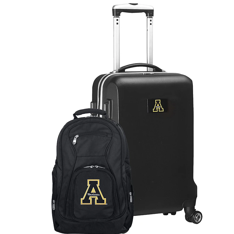 Appalachian State Mountaineers Deluxe 2-Piece Backpack and Carry-On Set