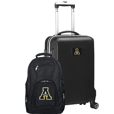 Appalachian State Mountaineers Deluxe 2-Piece Backpack and Carry-On Set