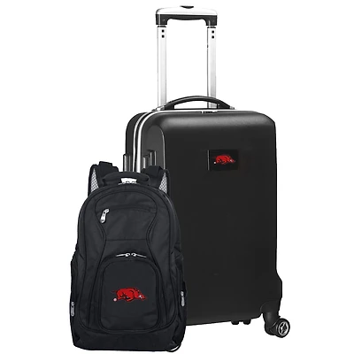 Arkansas Razorbacks Deluxe 2-Piece Backpack and Carry-On Set