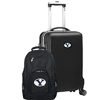 BYU Cougars Deluxe 2-Piece Backpack and Carry-On Set