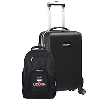 UConn Huskies Deluxe 2-Piece Backpack and Carry-On Set