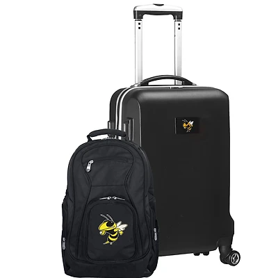 Georgia Tech Yellow Jackets Deluxe 2-Piece Backpack and Carry-On Set