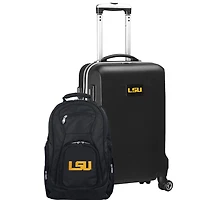 LSU Tigers Deluxe 2-Piece Backpack and Carry-On Set