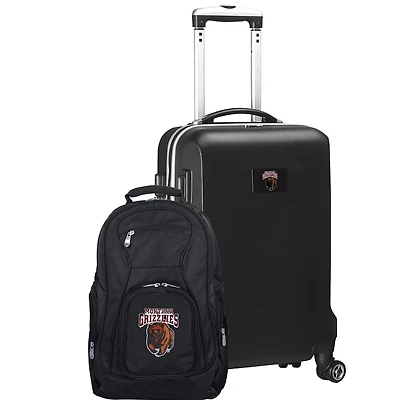 Montana Grizzlies Deluxe 2-Piece Backpack and Carry-On Set