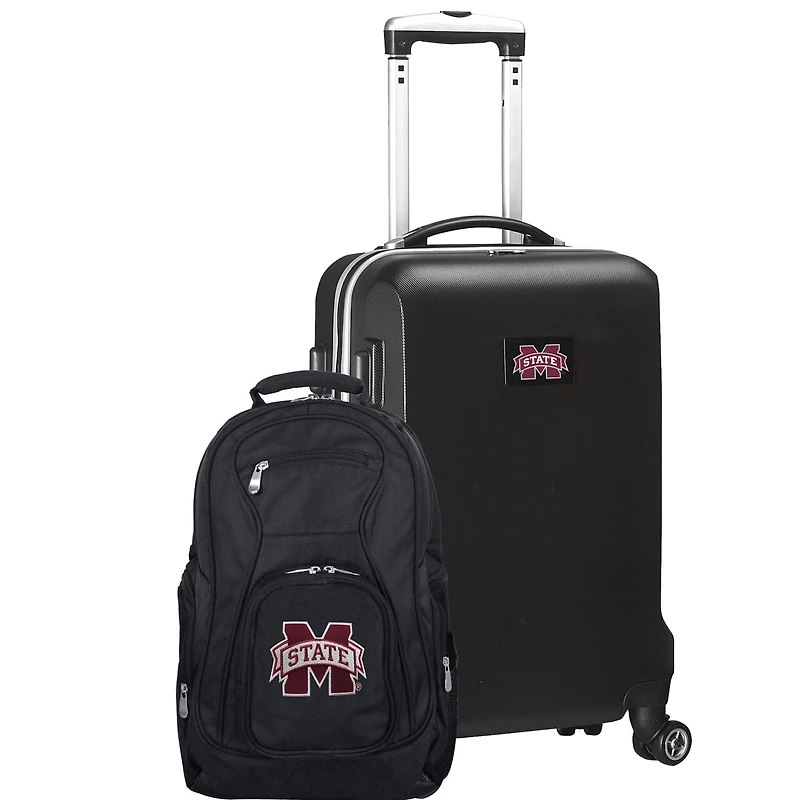 Mississippi State Bulldogs Deluxe 2-Piece Backpack and Carry-On Set