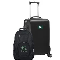 Michigan State Spartans Deluxe 2-Piece Backpack and Carry-On Set