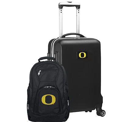 Oregon Ducks Deluxe 2-Piece Backpack and Carry-On Set