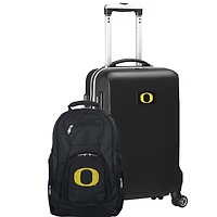 Oregon Ducks Deluxe 2-Piece Backpack and Carry-On Set