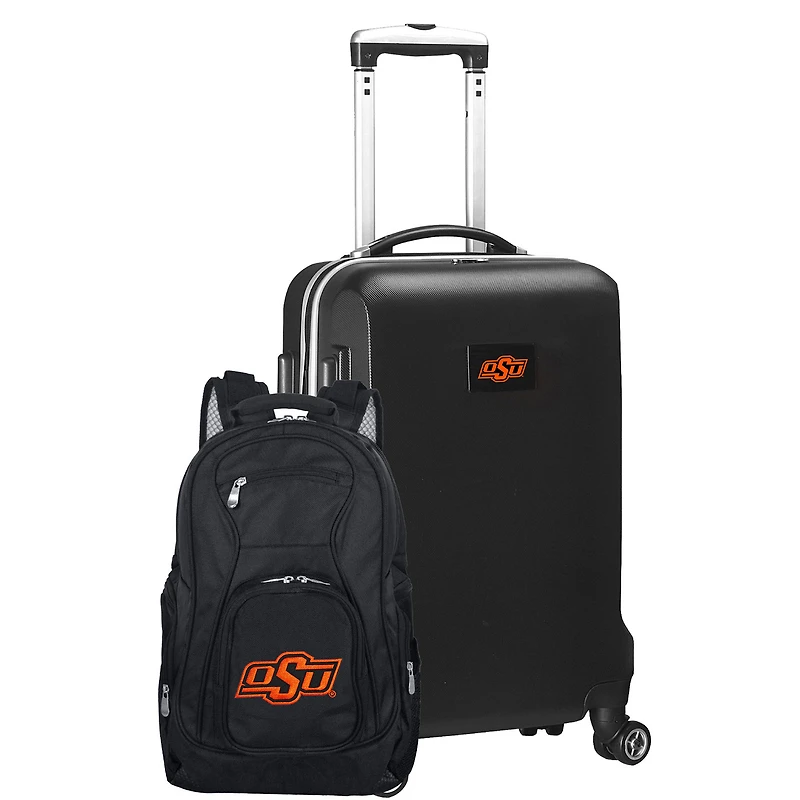 Oklahoma State Cowboys Deluxe 2-Piece Backpack and Carry-On Set