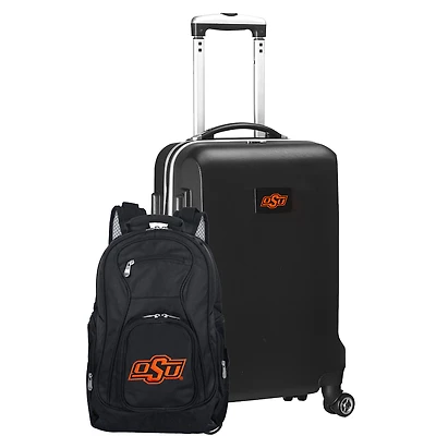 Oklahoma State Cowboys Deluxe 2-Piece Backpack and Carry-On Set