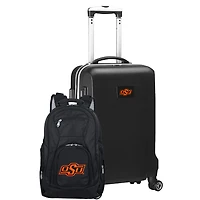 Oklahoma State Cowboys Deluxe 2-Piece Backpack and Carry-On Set