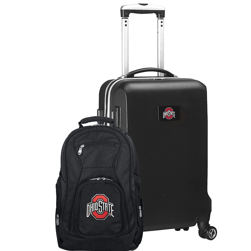 Ohio State Buckeyes Deluxe 2-Piece Backpack and Carry-On Set