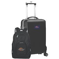 Pepperdine Waves Deluxe 2-Piece Backpack and Carry-On Set