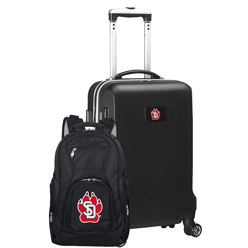 South Dakota Coyotes Deluxe 2-Piece Backpack and Carry-On Set