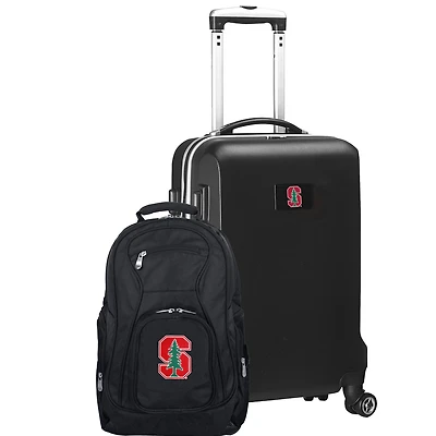 Stanford Cardinal Deluxe 2-Piece Backpack and Carry-On Set