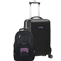 TCU Horned Frogs Deluxe 2-Piece Backpack and Carry-On Set