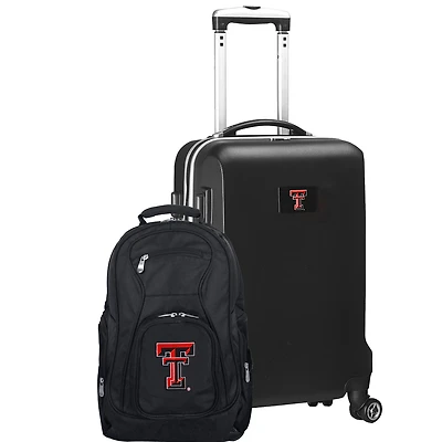 Texas Tech Red Raiders Deluxe 2-Piece Backpack and Carry-On Set