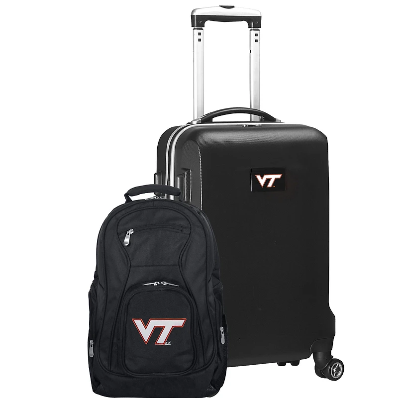 Virginia Tech Hokies Deluxe 2-Piece Backpack and Carry-On Set