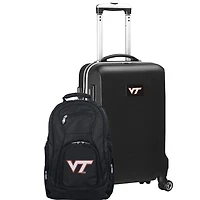 Virginia Tech Hokies Deluxe 2-Piece Backpack and Carry-On Set