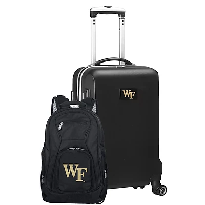 Wake Forest Demon Deacons Deluxe 2-Piece Backpack and Carry-On Set