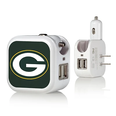 Green Bay Packers Solid Design USB Charger