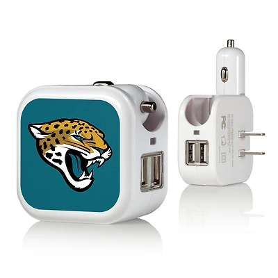 Jacksonville Jaguars Solid Design USB Charger