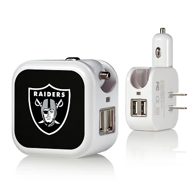Las Vegas Raiders Solid Design USB Charger