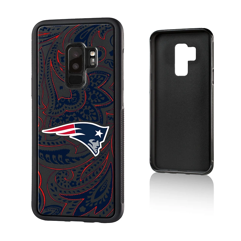 New England Patriots Galaxy Paisley Design Bump Case