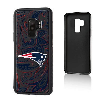 New England Patriots Galaxy Paisley Design Bump Case