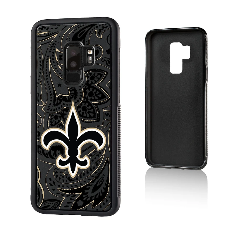 New Orleans Saints Galaxy Paisley Design Bump Case