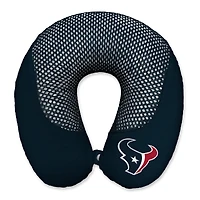 Houston Texans Cooling Gel Plush Memory Foam Travel Pillow - Blue