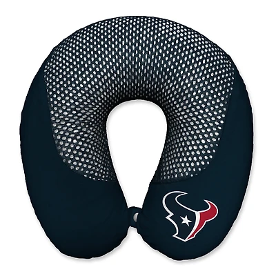 Houston Texans Cooling Gel Plush Memory Foam Travel Pillow - Blue