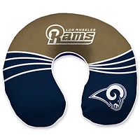Los Angeles Rams Wave Memory Foam U-Neck Travel Pillow - Blue