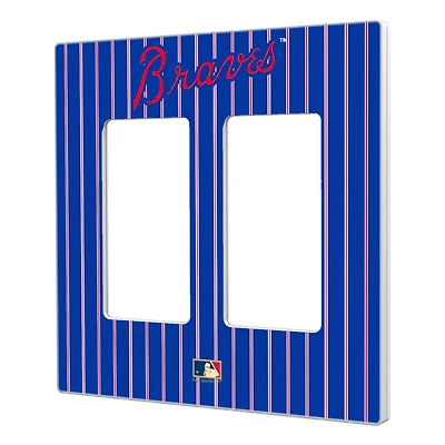 Atlanta Braves 2012 Cooperstown Pinstripe Double Rocker Light Switch Plate