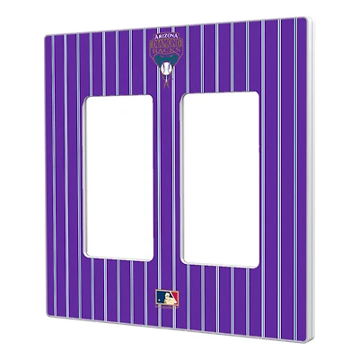 Arizona Diamondbacks 1999-2006 Cooperstown Pinstripe Double Rocker Light Switch Plate
