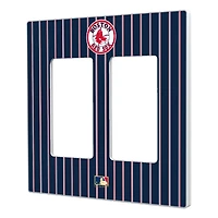 Boston Red Sox 1976-2008 Cooperstown Pinstripe Double Rocker Light Switch Plate