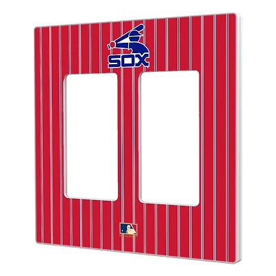Chicago White Sox Cooperstown Pinstripe Double Rocker Light Switch Plate