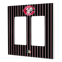 Cincinnati Reds 1978-1992 Cooperstown Pinstripe Double Rocker Light Switch Plate