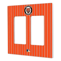 Detroit Tigers 1961-1963 Cooperstown Pinstripe Double Rocker Light Switch Plate