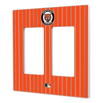 Detroit Tigers 1961-1963 Cooperstown Pinstripe Double Rocker Light Switch Plate